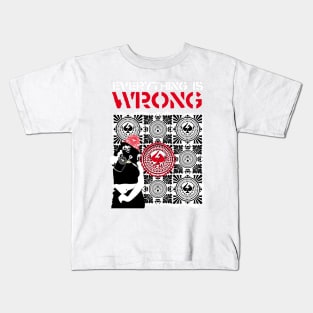 EVERYTHING IS WRONG/GRAFFITI/VERSION Kids T-Shirt